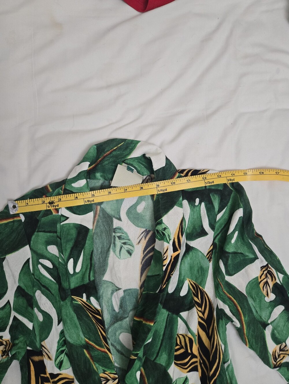 FARM Rio Green Tropical Leaf Maxi Dress - Picture 6 of 14